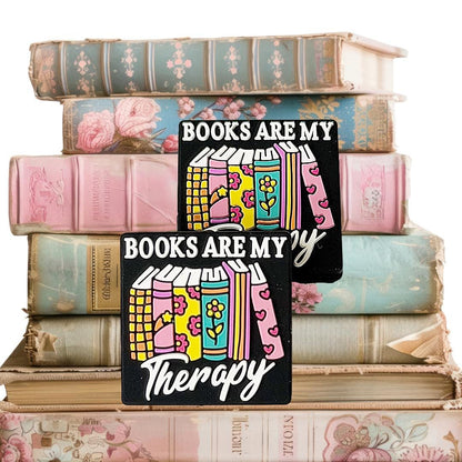 Books Are My Therapy Focal Bead 166
