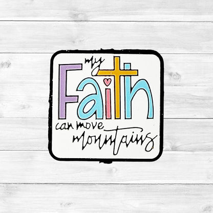 My Faith Can Move Mountains Focal Bead 32