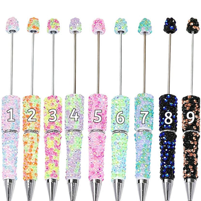 Multicolor Rhinestone Beadable Pen Blanks