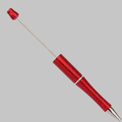 Red & Green Glitter Beadable Pen Blanks