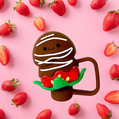 Richard Strawberry Straw Topper