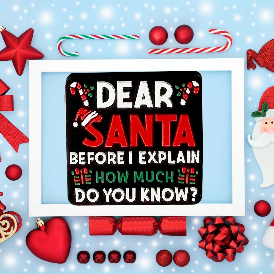 Dear Santa Focal Bead