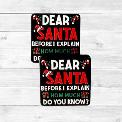 Dear Santa Focal Bead