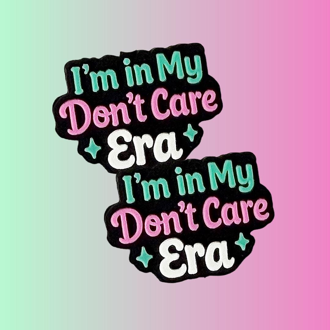I'm In My Don't Care Era Focal Bead 177