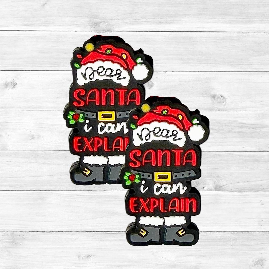 Dear Santa, I Can Explain Focal Bead