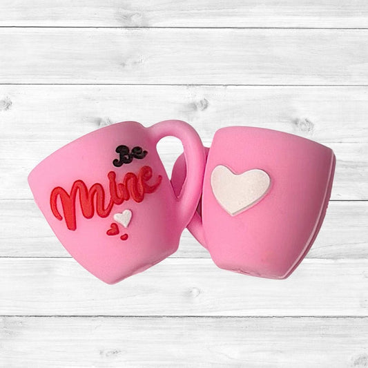 3D Be Mine Cup Focal Bead