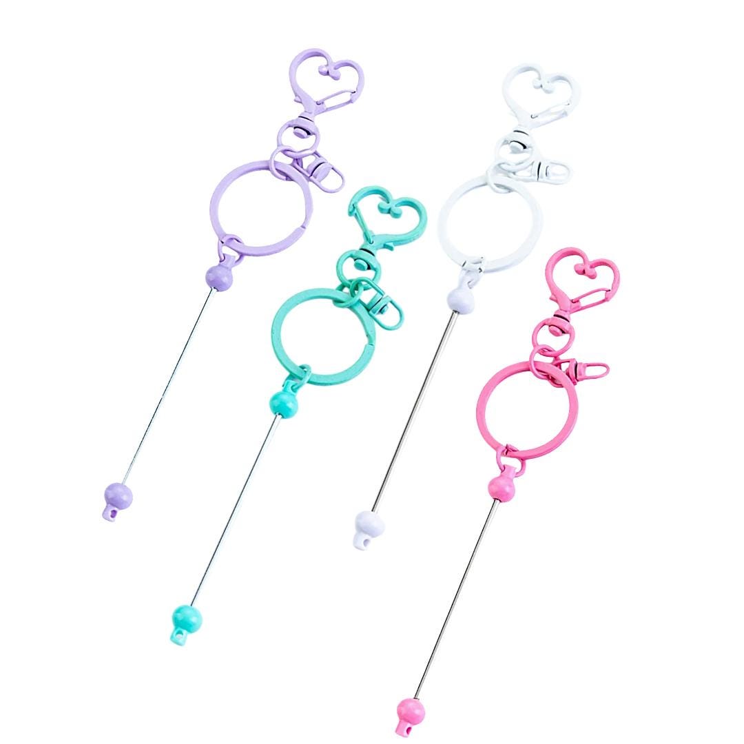 Heart Shaped Clasp Keychains