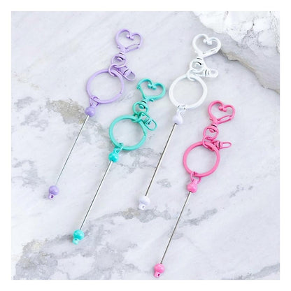 Heart Shaped Clasp Keychains