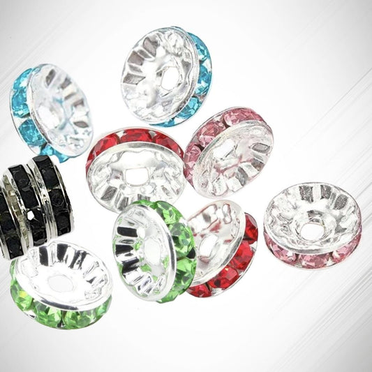 12mm Assorted Color Spacers (10 pack)