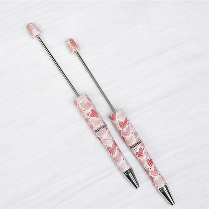 Heart Print Beadable Pens