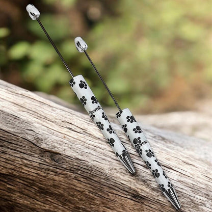 Paw Print Beadable Pen Blanks