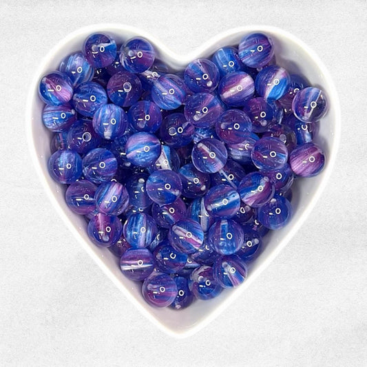 16mm Celestial Sky Resin Beads