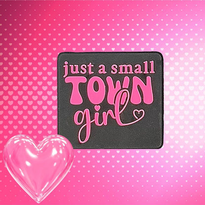 200 Just A Small-Town Girl Focal Bead, Country Girl Focal Bead, Hometown Girl Focal Bead, Focal Beads for Pens