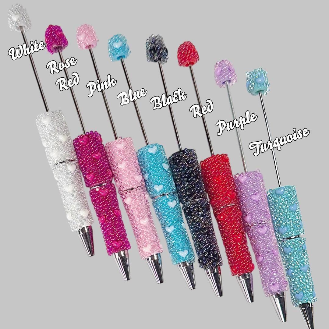 Bubble Heart Beadable Pen Blanks