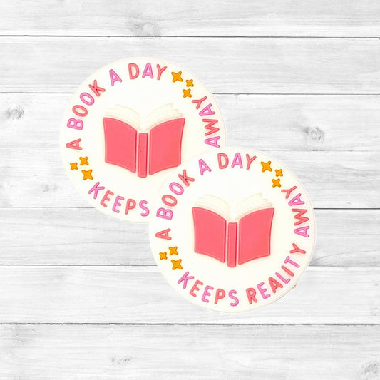 Book A Day Keeps Reality Away Focal Bead 205