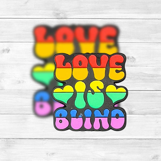 Love is Blind Silicone Focal Bead 206