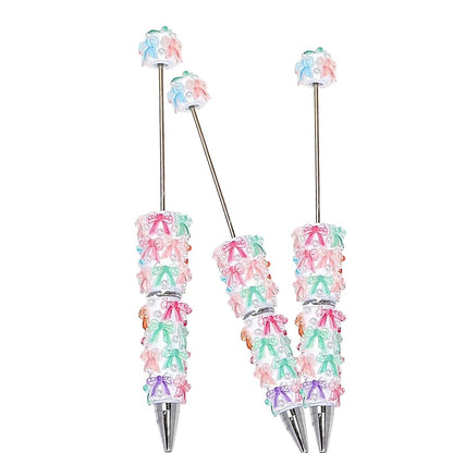 Bows & Pearl Clay Beadable Pen Blanks