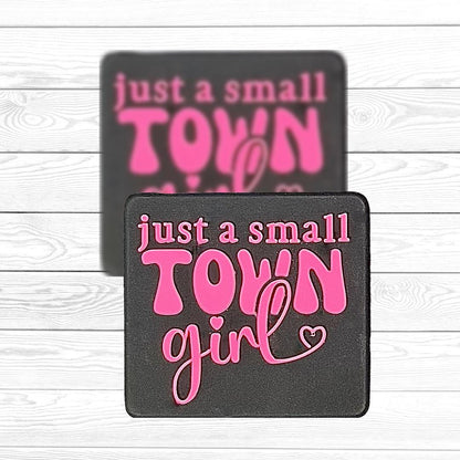 200 Just A Small-Town Girl Focal Bead, Country Girl Focal Bead, Hometown Girl Focal Bead, Focal Beads for Pens