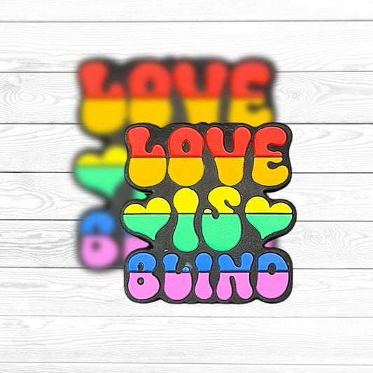 Love is Blind Silicone Focal Bead 206