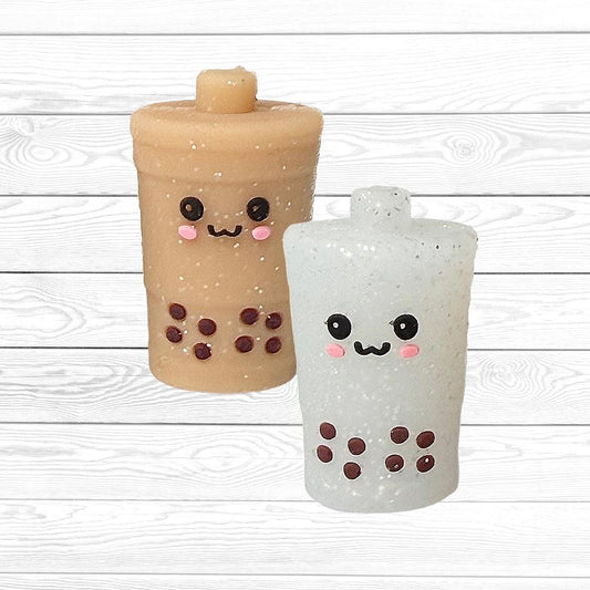 3D Bubble Milk Tea Focal Bead