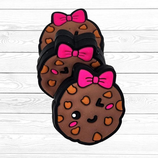Chocolate Chip Smiley Face Focal Bead 145