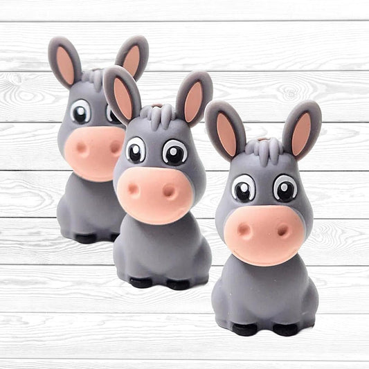 3D Donkey Focal Bead