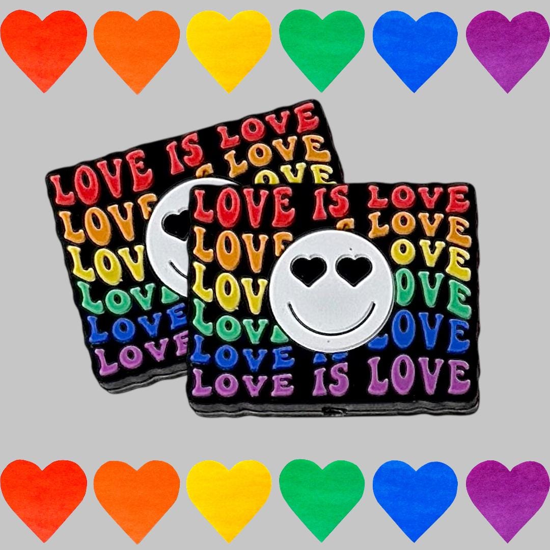Love is Blind Silicone Focal Bead 216