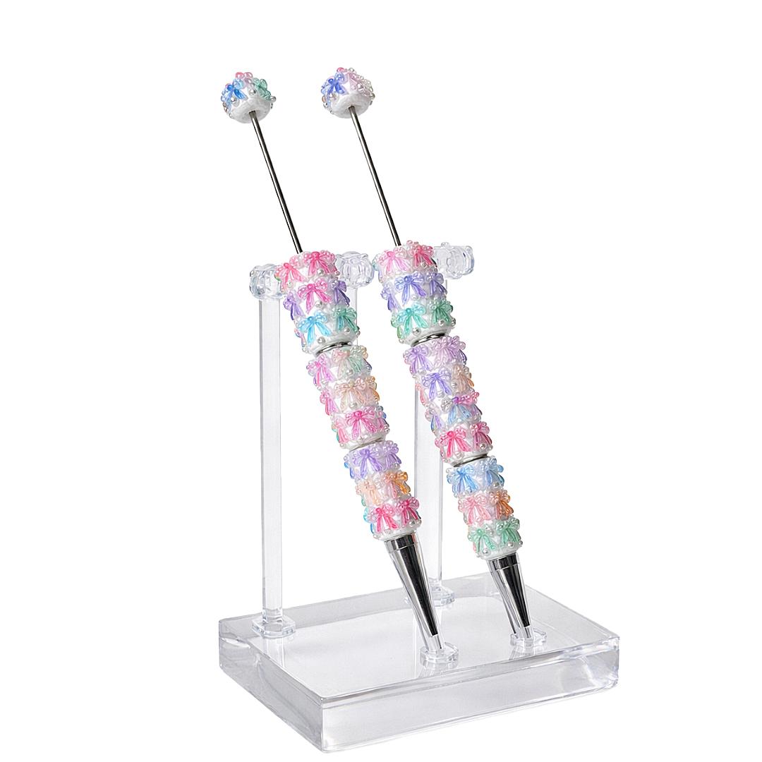 Bows & Pearl Clay Beadable Pen Blanks