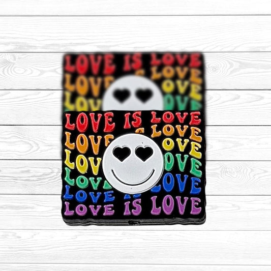 Love is Blind Silicone Focal Bead 216