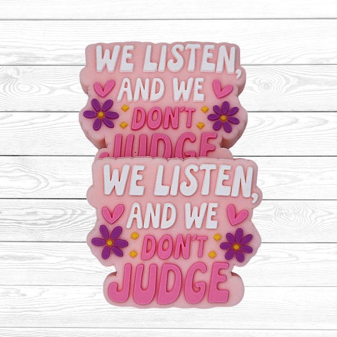 We Listen and We Don't Judge Focal Bead 159