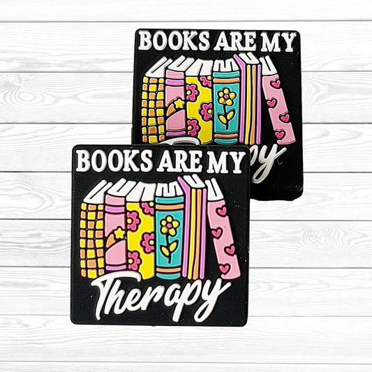 Books Are My Therapy Focal Bead 166