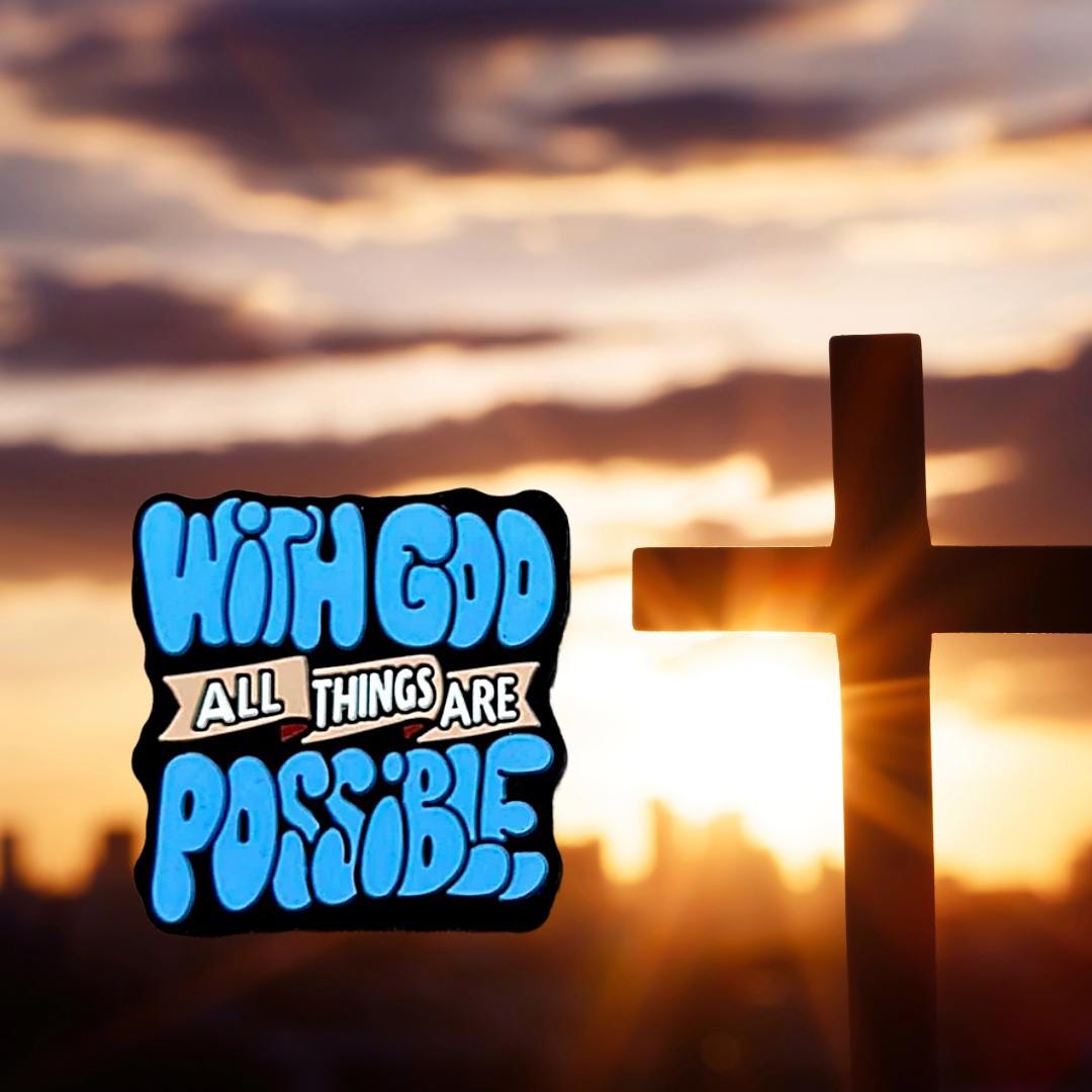 With God All Things Are Possible Focal Bead 34
