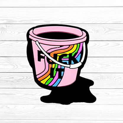 F It Bucket Focal Bead 102