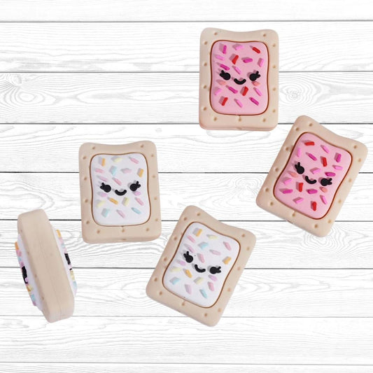 3D Toaster Pastries Focal Bead