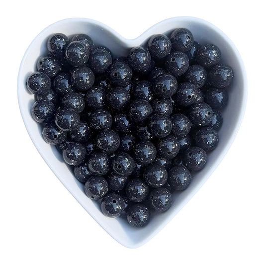 15mm Out of This World Glossy Glitter Beads