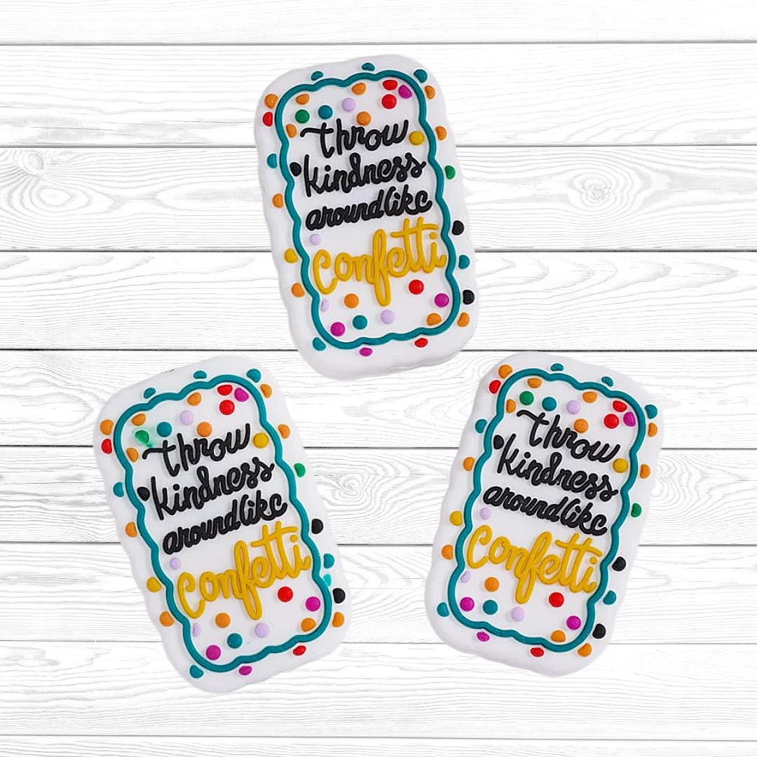 Throwing Kindness Around Like Confetti Focal Bead 231