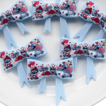 Blue Alien Large Bow Focal