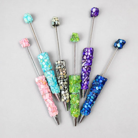 Marble Rock Clay Beadable Pen Blanks