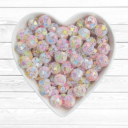 15mm Love Heart Beads