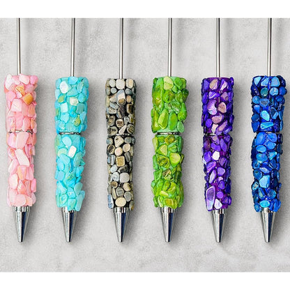 Marble Rock Clay Beadable Pen Blanks