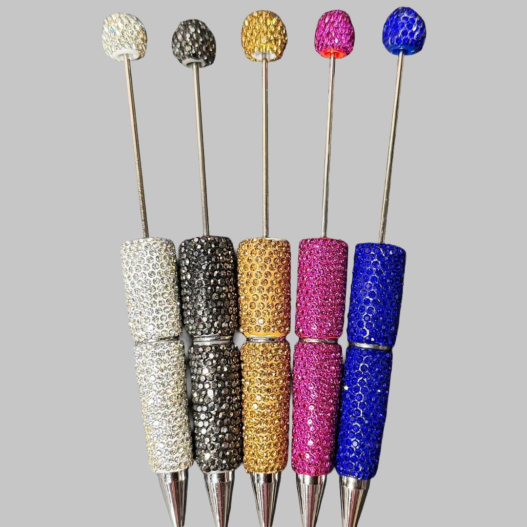 Rhinestone Multi-Pack Beadable Pen Blanks