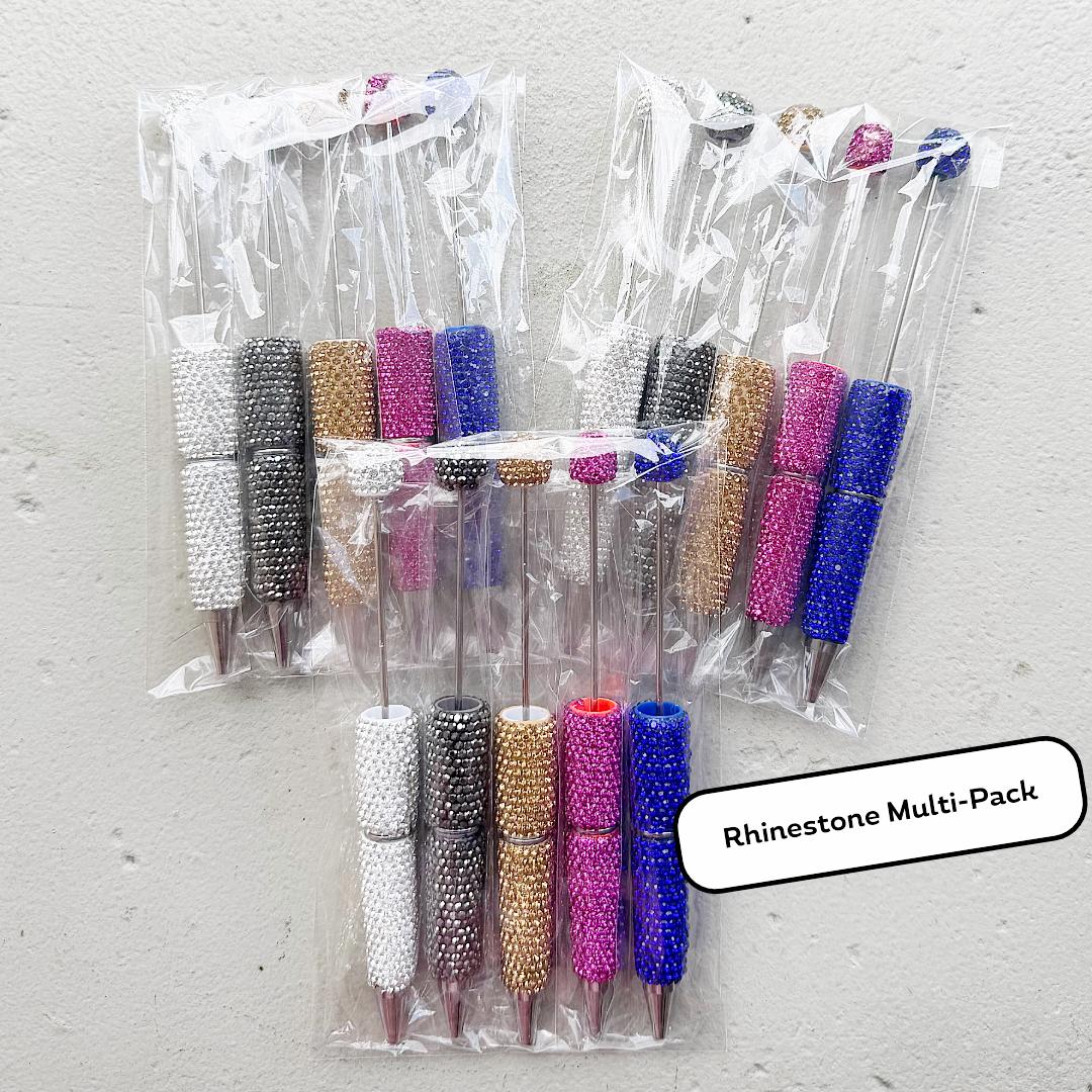 Rhinestone Multi-Pack Beadable Pen Blanks
