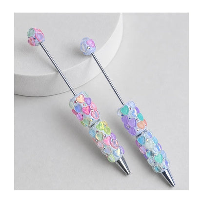 Love Heart Clay Beadable Pen Blanks