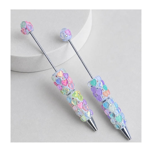 Love Heart Clay Beadable Pen Blanks