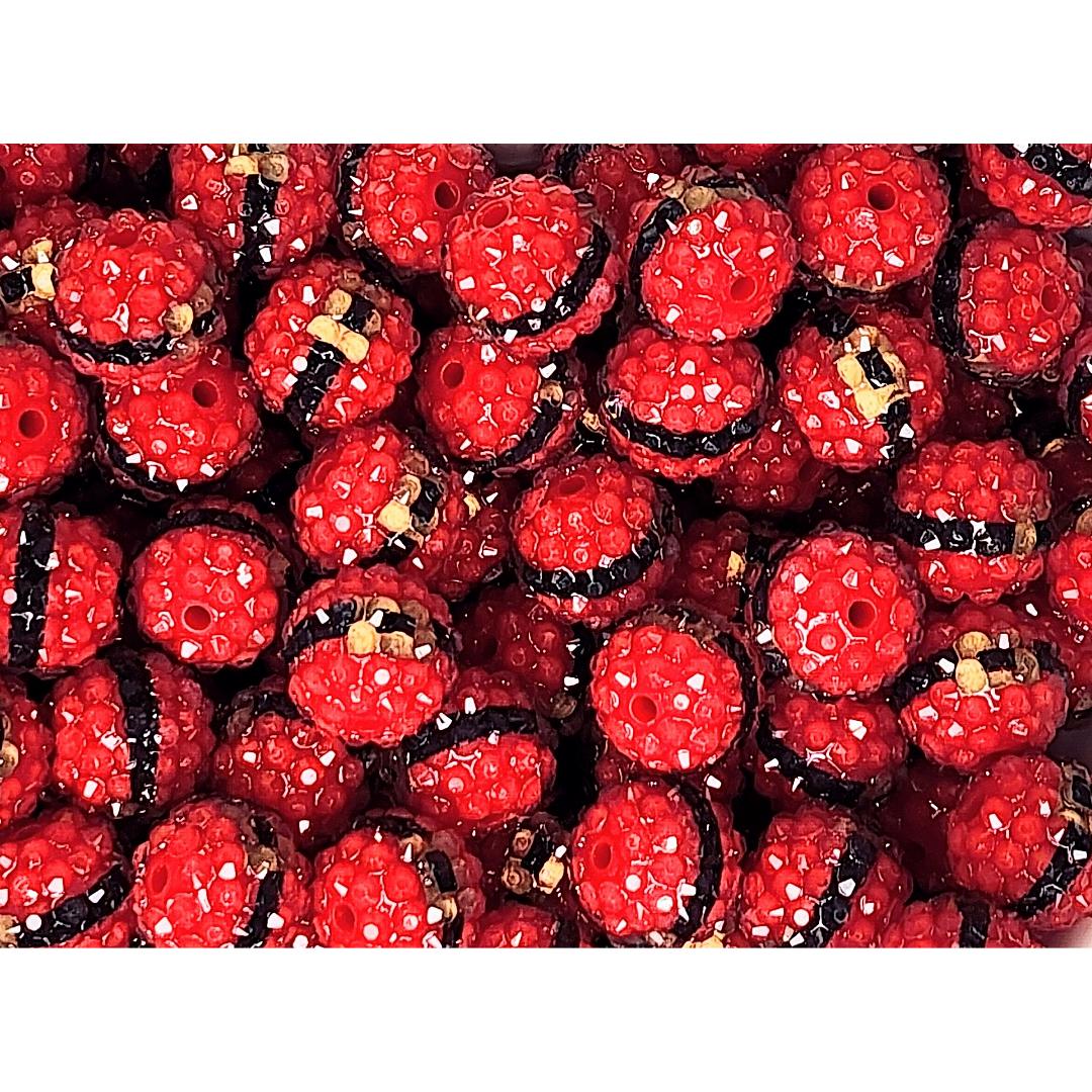 16mm Santa's Belt Christmas Beads