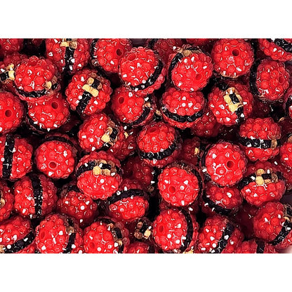 16mm Santa's Belt Christmas Beads