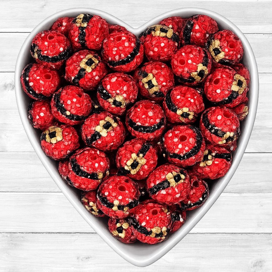 16mm Santa's Belt Christmas Beads