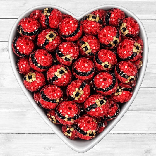16mm Santa's Belt Christmas Beads