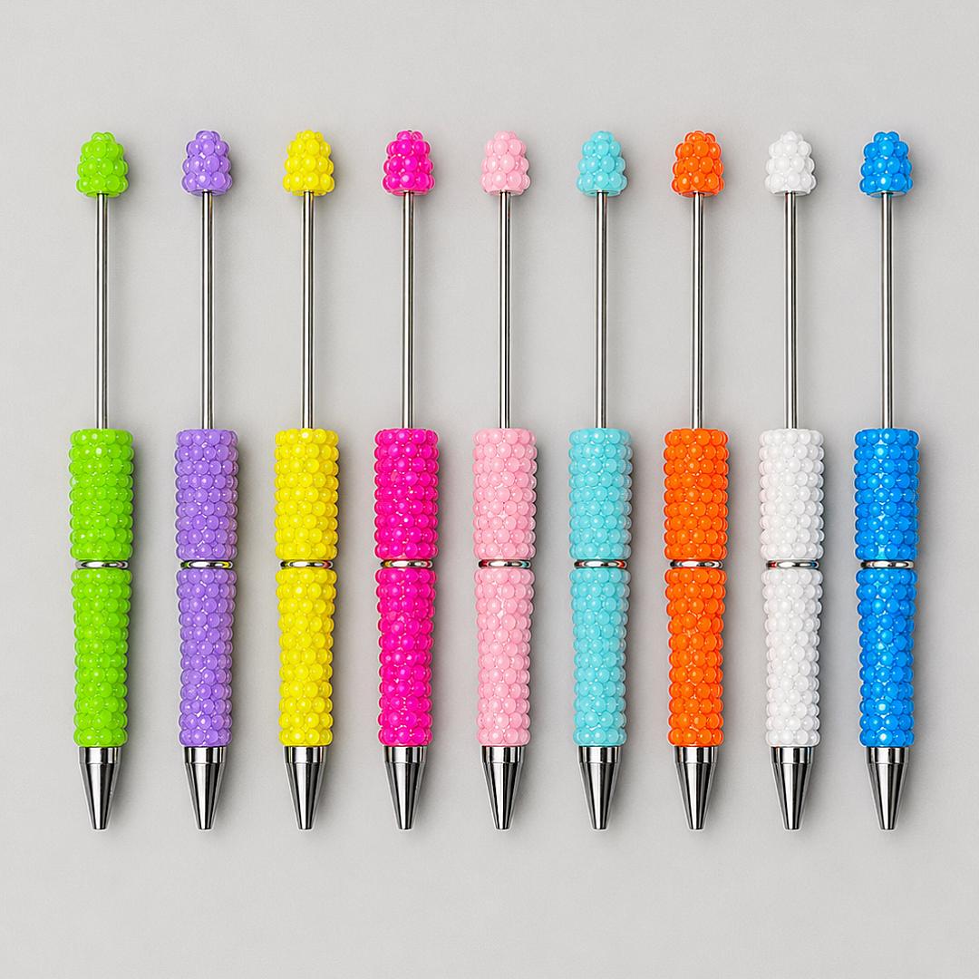 Jelly Rhinestone Beadable Pens