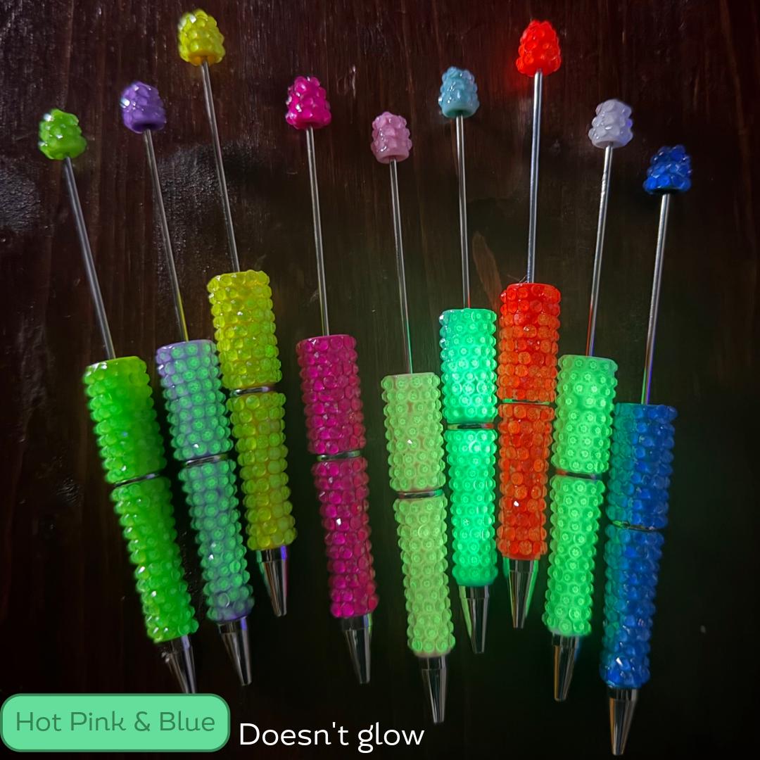 Jelly Rhinestone Beadable Pens